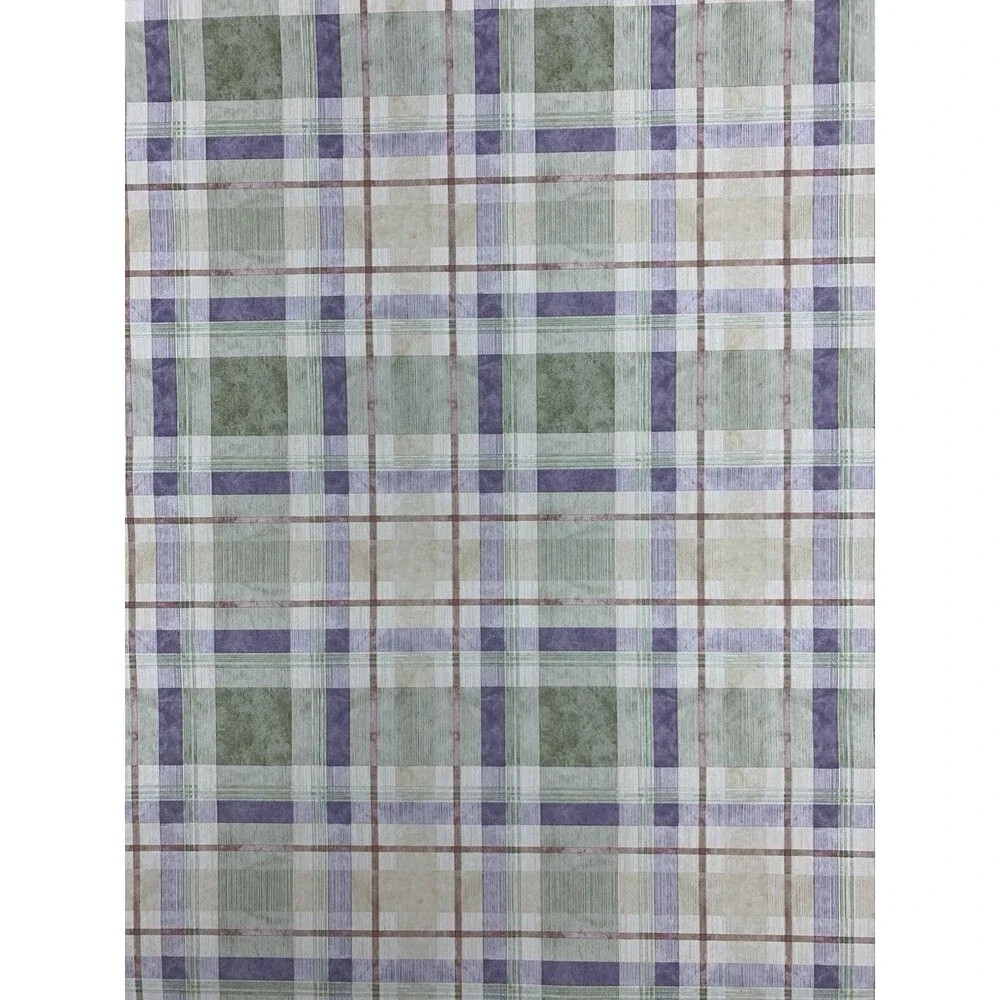 Vintage Village Designs Plaid Wallpaper 5800049, 20.5” X 11yds